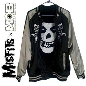 Misfits Reversible Jacket - Satin & Canvas - Men's XL